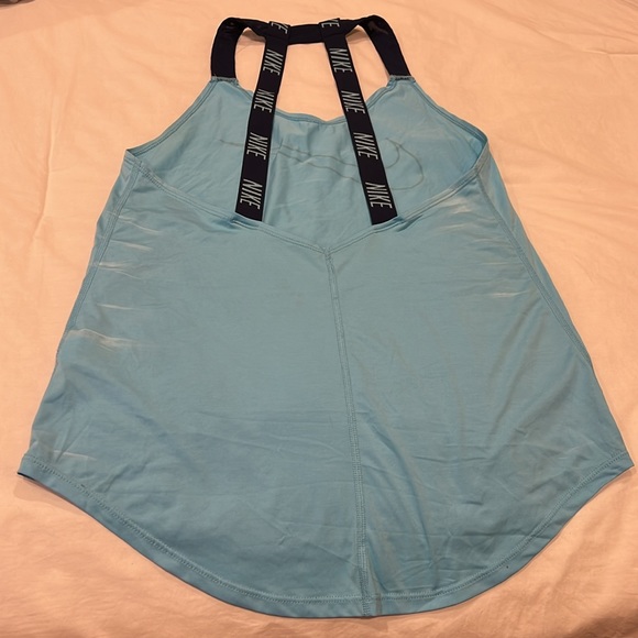 Nike Dri-Fit Small workout tank top in cool blue color - Picture 2 of 4